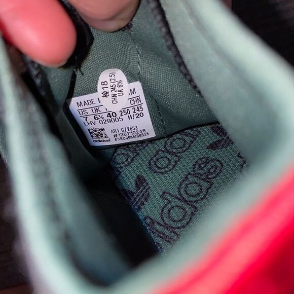 ADIDAS ORIGINALS MEN CORE BLACK NIZZA HI DL SHOES SIZE 7 NWOB - Picture 3 of 7